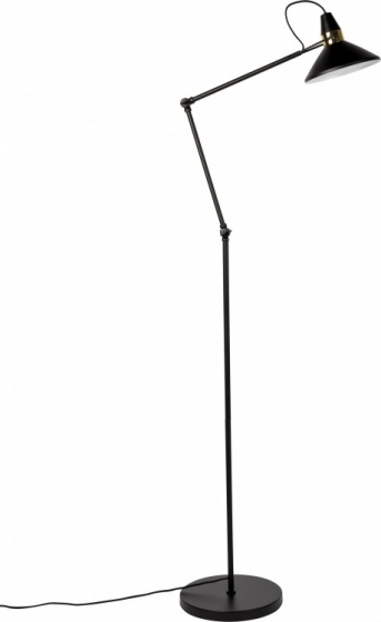 ZILTVloerlampAshleyKantelbaar148cm-Zwart