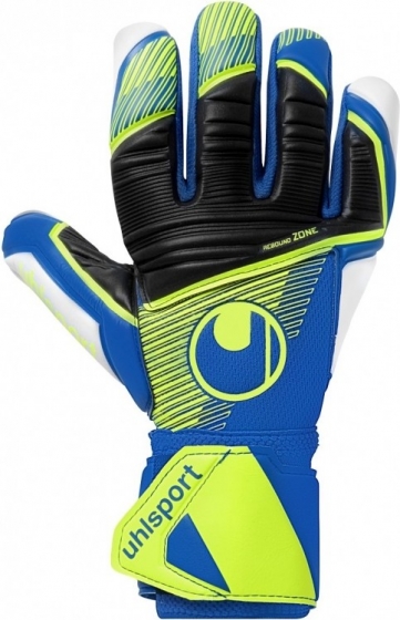 UhlsportAbsolutgripHNProKeepershandschoenenKidsBlauwFelgeelWit