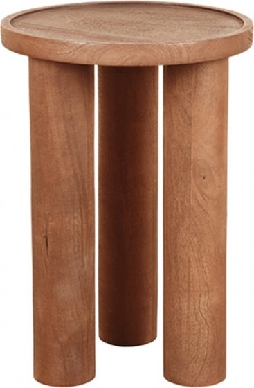 LABEL51RondeBijzettafelEllyMangohout42cm-Naturel