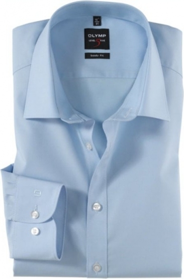 OlympOverhemdLevelFiveBodyFitBlauw39