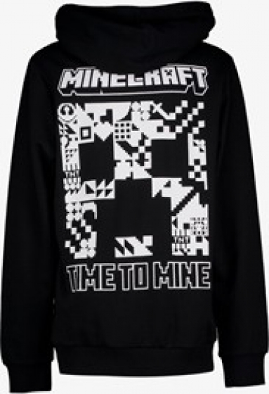Unsignedjongenshoodieminecraftzwart