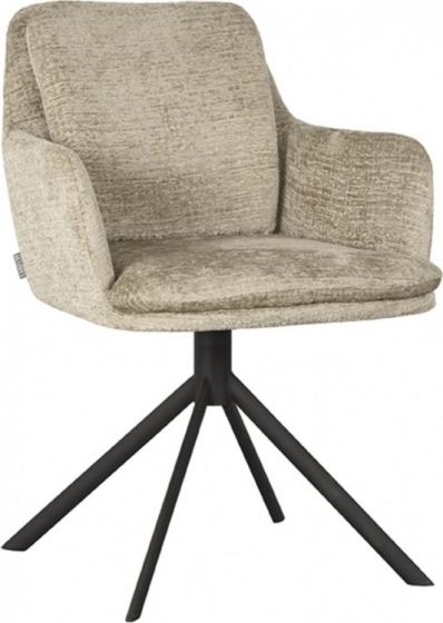 LABEL51DraaibareEetkamerstoelJoyElegancestof-Beige
