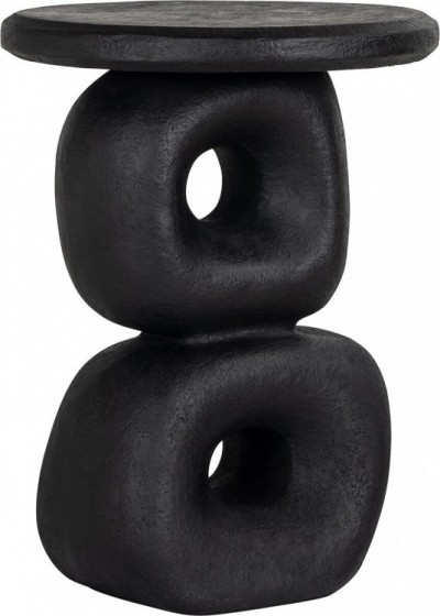 RichmondRondeBijzettafelEverlee34cm-Zwart