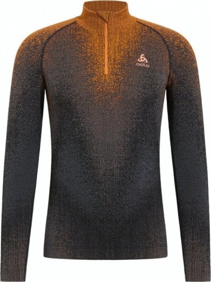 OdloBlackcombEcoBaselayerTurtleNeckShirtHalfZipHeren