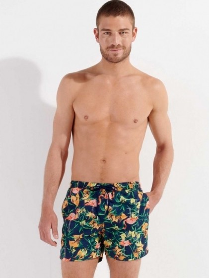 HOM-BeachBoxer-Flamingo-navy