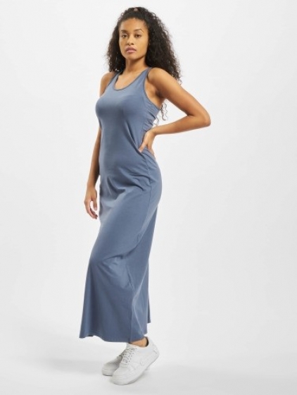 UrbanClassicsjurkLadiesLongRacerBackinblauw