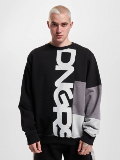 DangerousDNGRStruiGradedCrewneckinzwart