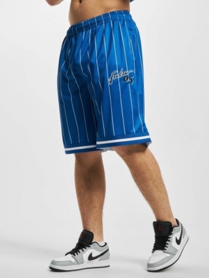 FubushortsRetroPinstripeinblauw