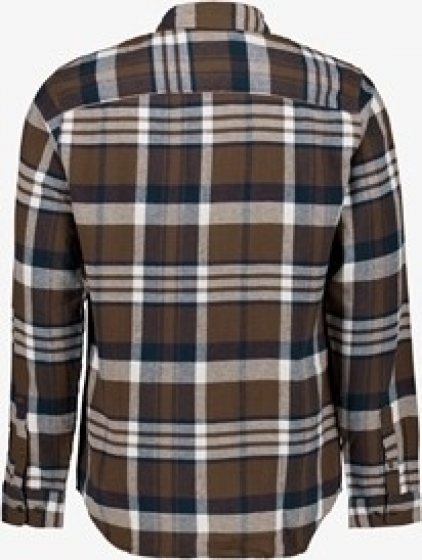 Produktgeruitherenoverhemdbruin