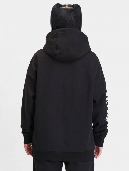 AmstaffWomanLogoHoodieVrouwenopkleurzwartMaatM