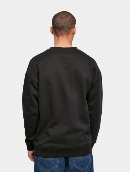 BuildYourBrandSweatCrewneckMannenopkleurzwartMaatS