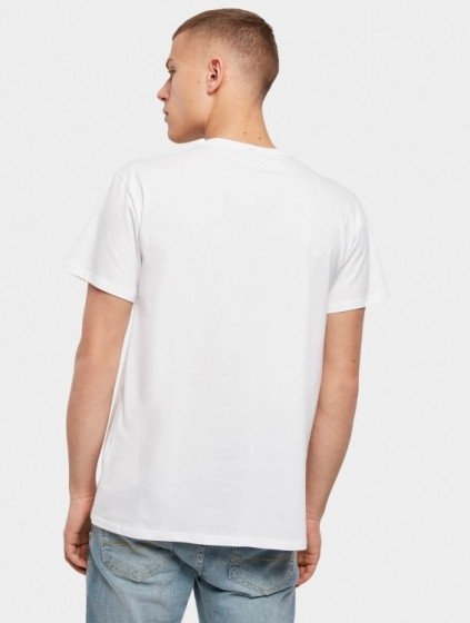BuildYourBrandBasicT-ShirtMannenopkleurwitMaatL