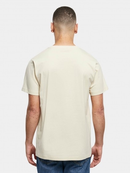BuildYourBrandRoundNeckT-ShirtMannenopkleurbeigeMaat2XL