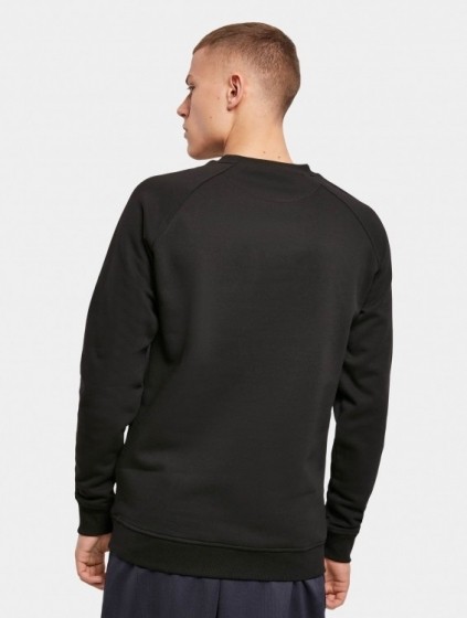 BuildYourBrandRaglanSweatCrewneckMannenopkleurzwartMaat5XL