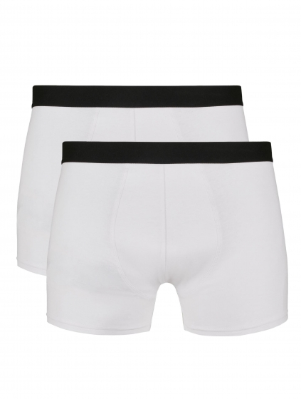 BuildYourBrandMen2-PackBoxerShortsMannenopkleurwitMaat2XL