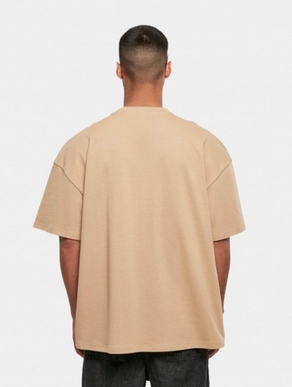 BuildYourBrandUltraHeavyCottonBoxTeeMannenopkleurbeigeMaat4XL