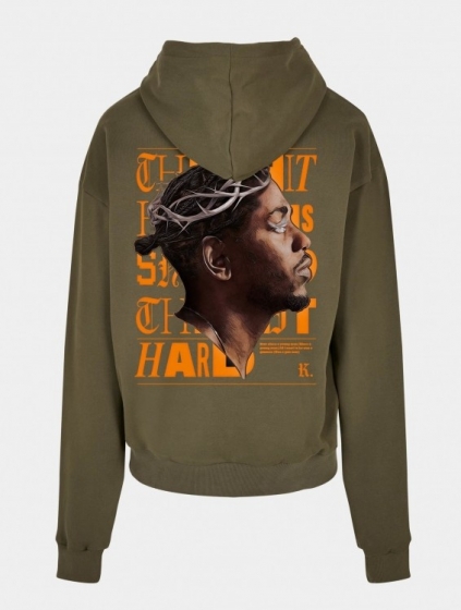 MisterTeeK-DotHeavyOversizeHoodieMannenopkleurolijfMaatL