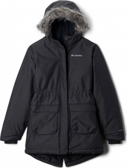 Columbia-KidsNordicStriderJacket-WinterjackmaatXSzwartgrijs