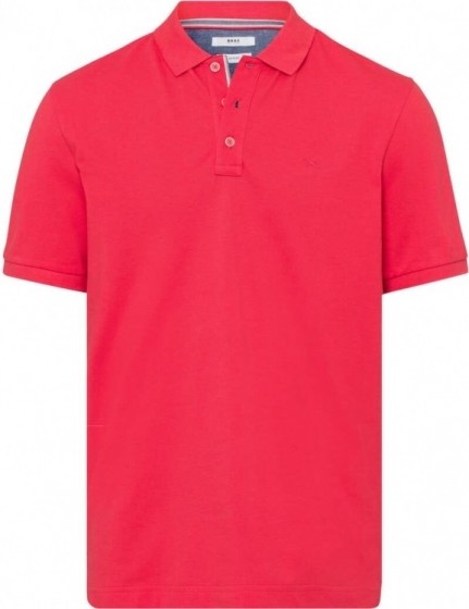 BraxModernFitPoloshirtKortemouwrood