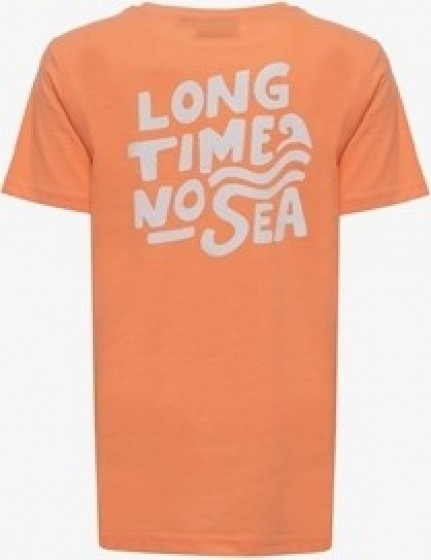 TwoDayjongensT-shirtmetbackprintoranje