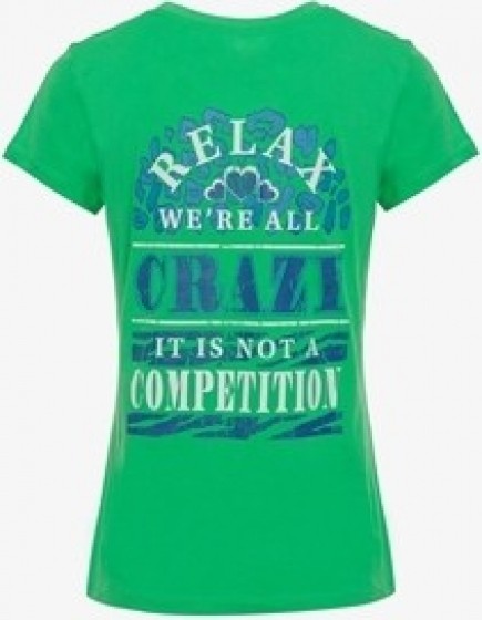 TwoDaydamesT-shirtmetbackprintgroen