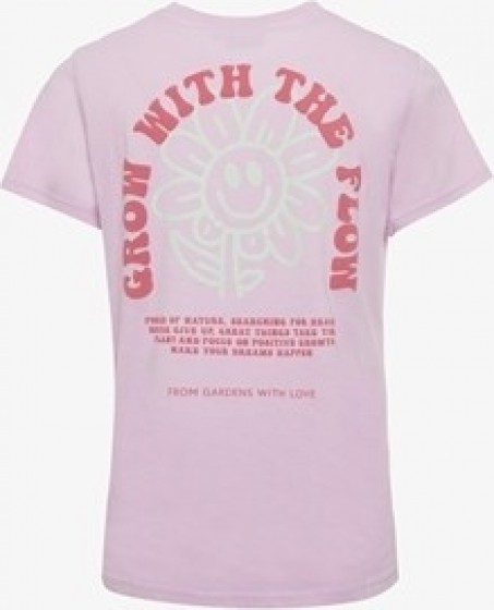 TwoDaydamesT-shirtmetbackprintlila
