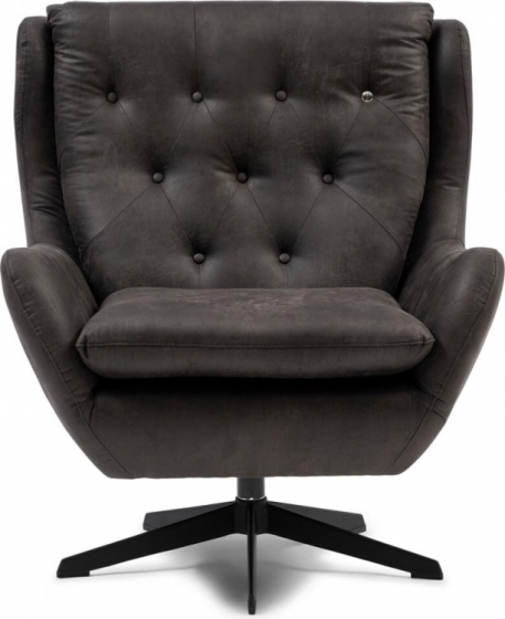 RiviraMaisonDraaibareFauteuilTheStatesmanPelliniLeder-Espresso