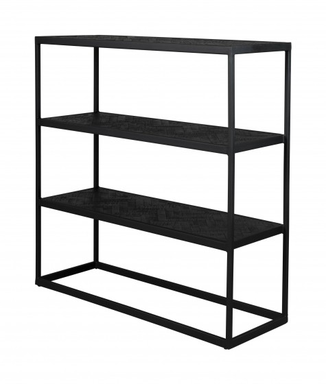 ZILTWandrekTsubasaTeakhoutenijzer90x90cm-Zwart