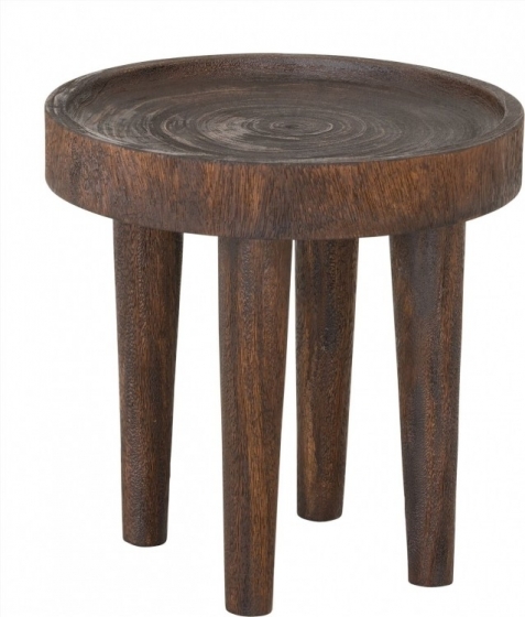 MUSTLivingSalontafelTraySuarhout45cm-Bruin-Rond