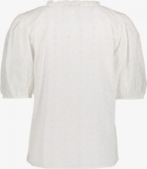 TwoDaydamesblousewitmethalflangemouwen