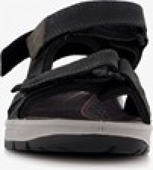 HushPuppieslerenherensandalenzwart