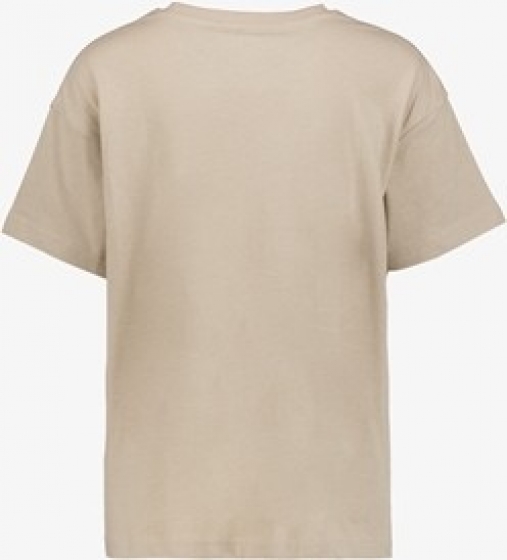 NameItjongensT-shirtmetborstzakjebeige