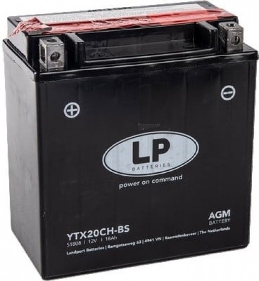 LandportLPYTX20-BS12volt18ahAGMmotoraccu51802-MALTX20-BS