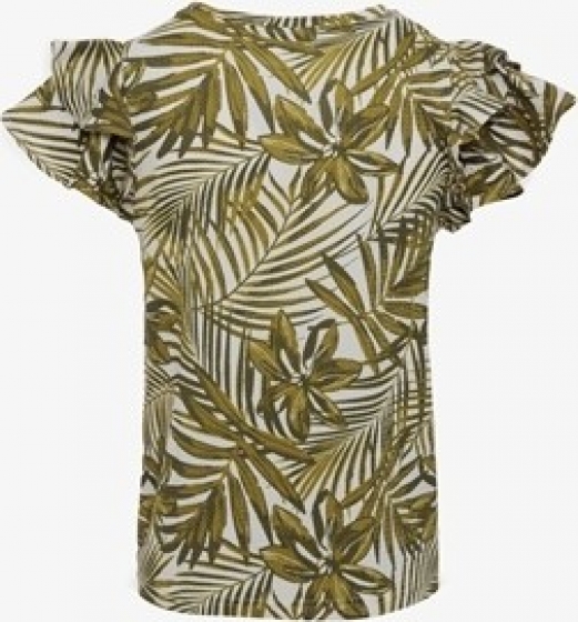 TwoDaydamesT-shirtmetbotanischeprintgroen