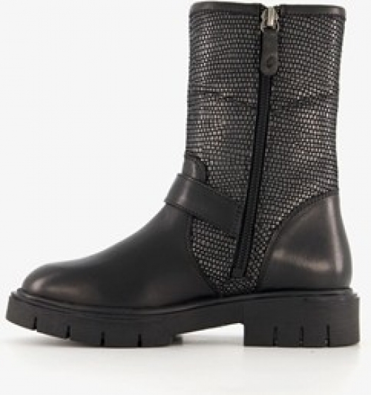 Grootlerenmeisjesbikerbootszwart