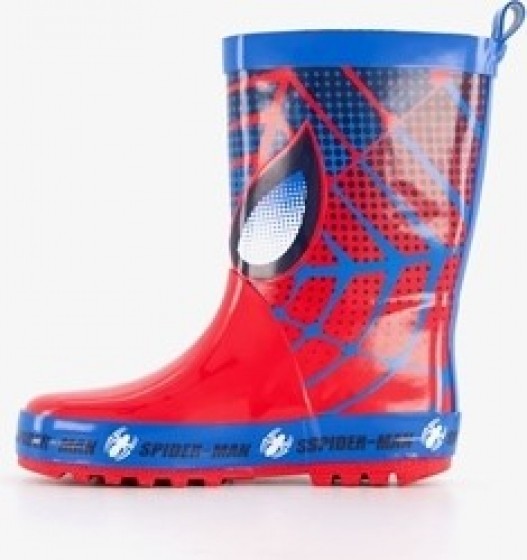 Spider-Mankinderregenlaarzenblauwrood