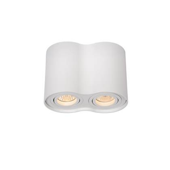 LucideTUBE-Plafondspot-2xGU10-Wit