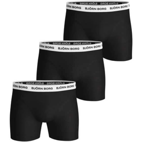 BoxersBjrnBorg3-PackBoxersContrastZwartWit