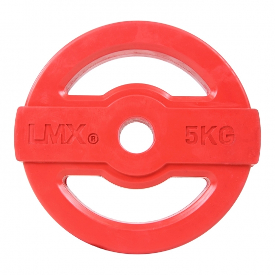 LifemaxxStudioPumpDiscHalterschijf-30mm-5kg-Rood