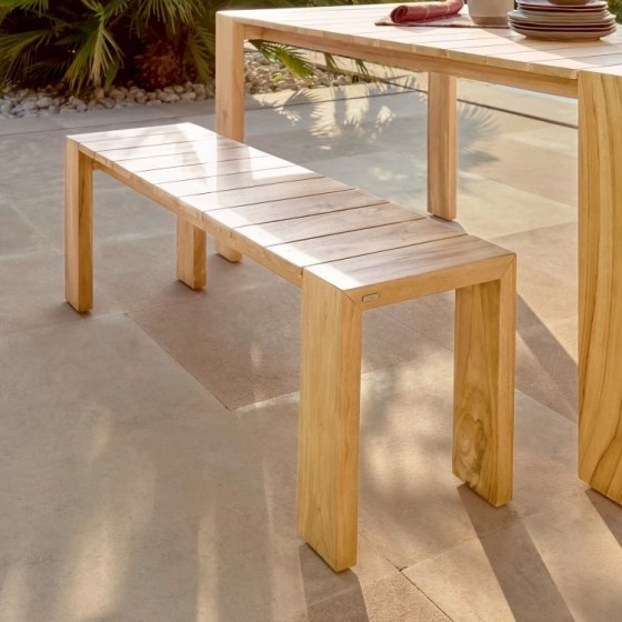 KaveHomeTuinbankVictoireTeakhout175cm