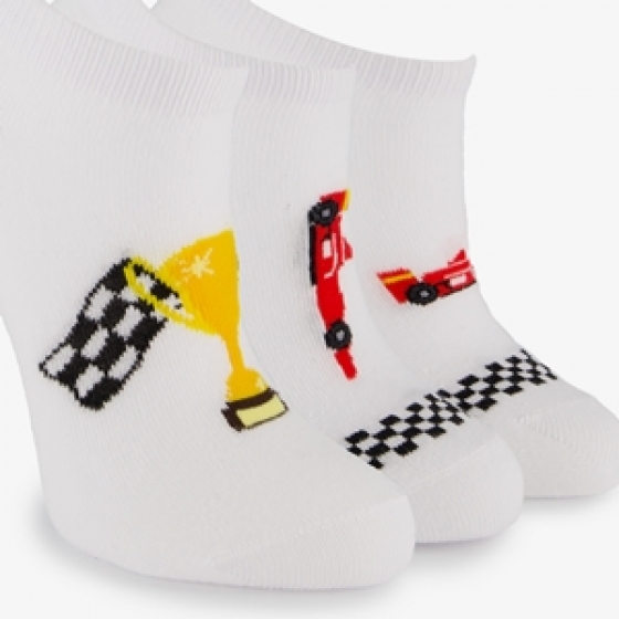 3paarsneakersokkenwitmetraceauto