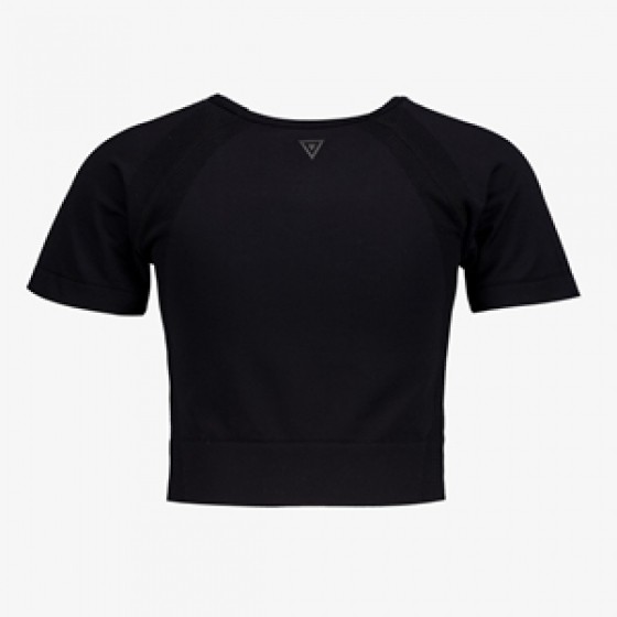 OsaganaadlooscroppedmeisjessportT-shirtzwart