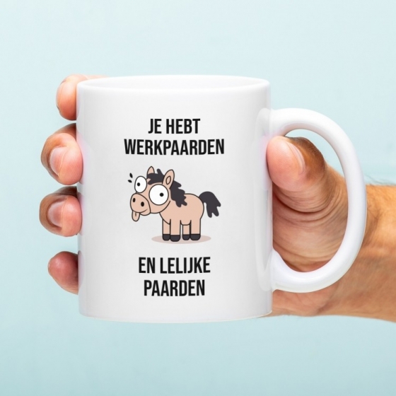 MokJeHebtWerkpaardenEnLelijkePaarden