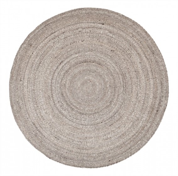 MUSTLivingRondVloerkleedSterling200cm-Beige