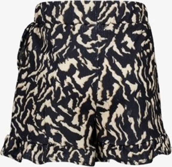 TwoDaymesjesshortmetprintzwartbeige