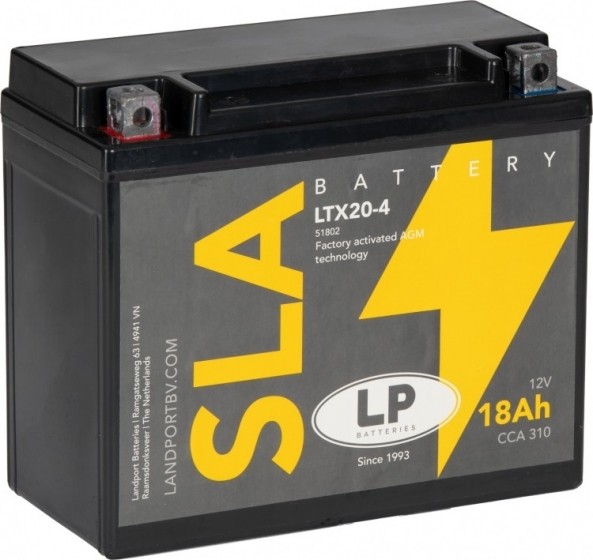LandportLPSLALTX20-4motoraccu12volt18ah51802-YTX20-4