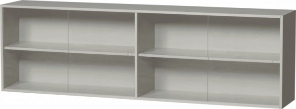 WOOODOpzetkastKlinktbvTV-meubelKlinkGrenen200cm-Grijs