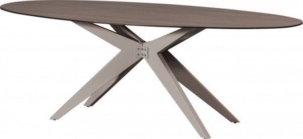 ExotanOutdoorOvaleEettafelElkHPL220x100cm-Zand-Ovaal