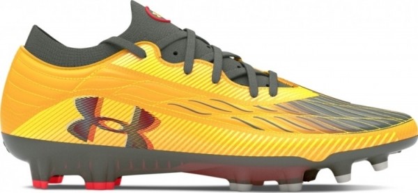 UnderArmourMagneticoElite40GrasVoetbalschoenenFGGeelGrijsRood