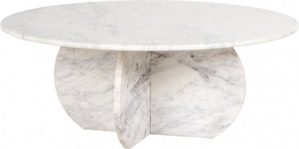 RichmondRondeSalontafelHolmesMarmer90cm-Wit